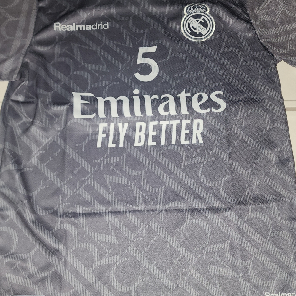 Real Madrid Gray Jersey #5 Bellingham